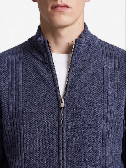 The Chamonix Zip Knit Cardigan