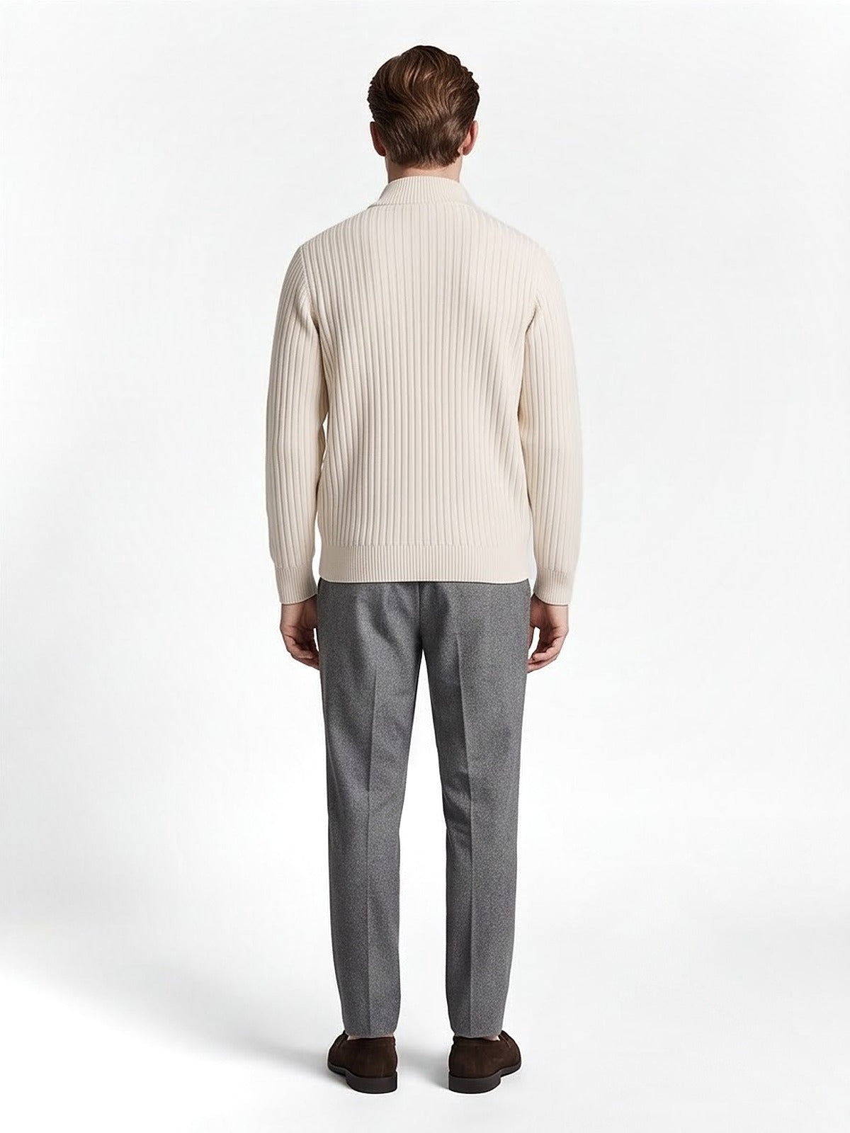 The Chamonix Zip Knit Cardigan