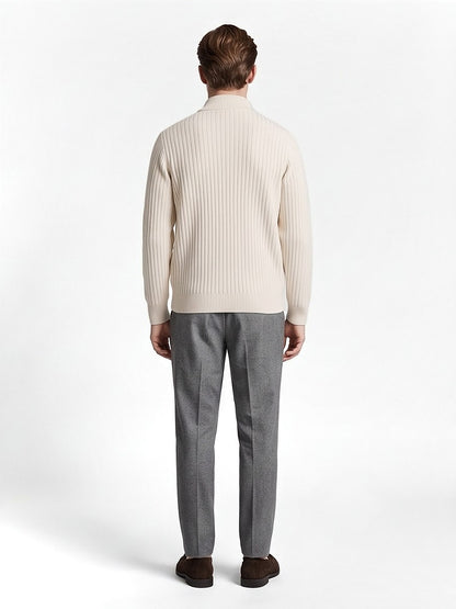 The Chamonix Zip Knit Cardigan