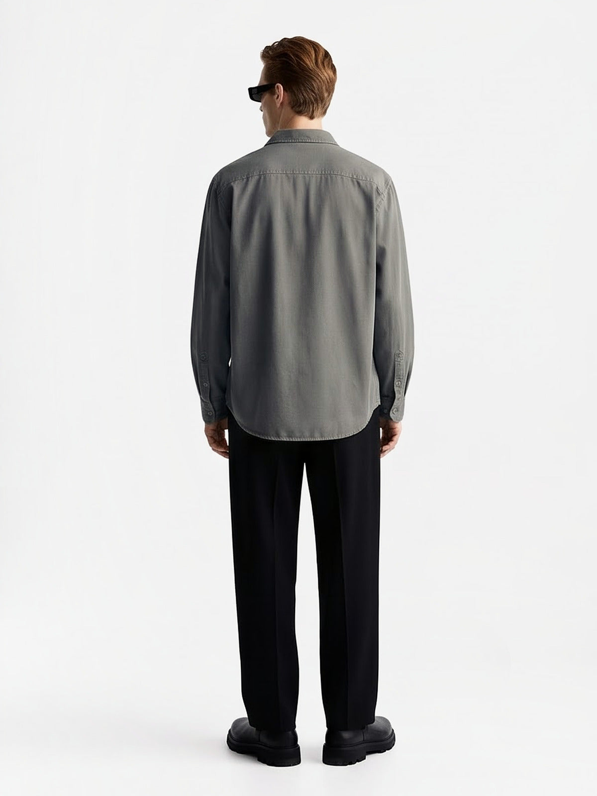 the-hampton-everyday-shirt-grey-4-back