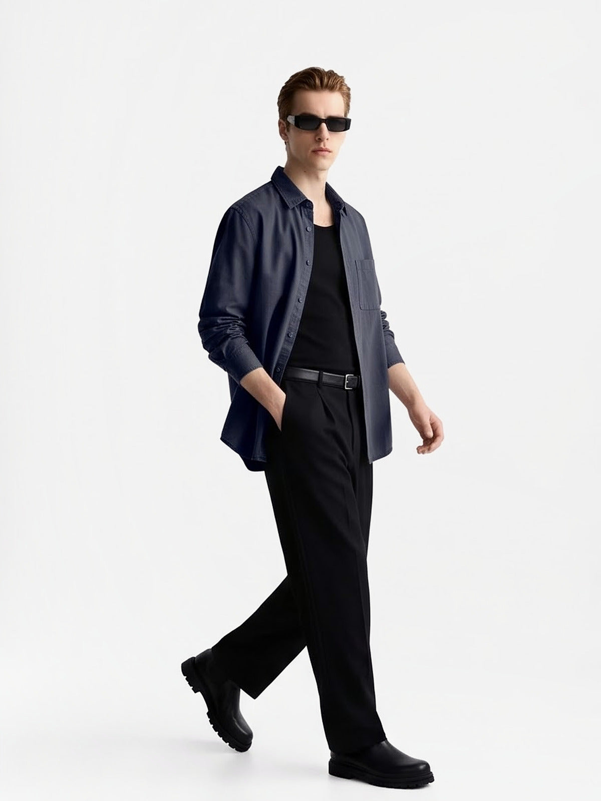 the-hampton-everyday-shirt-navy-2-side
