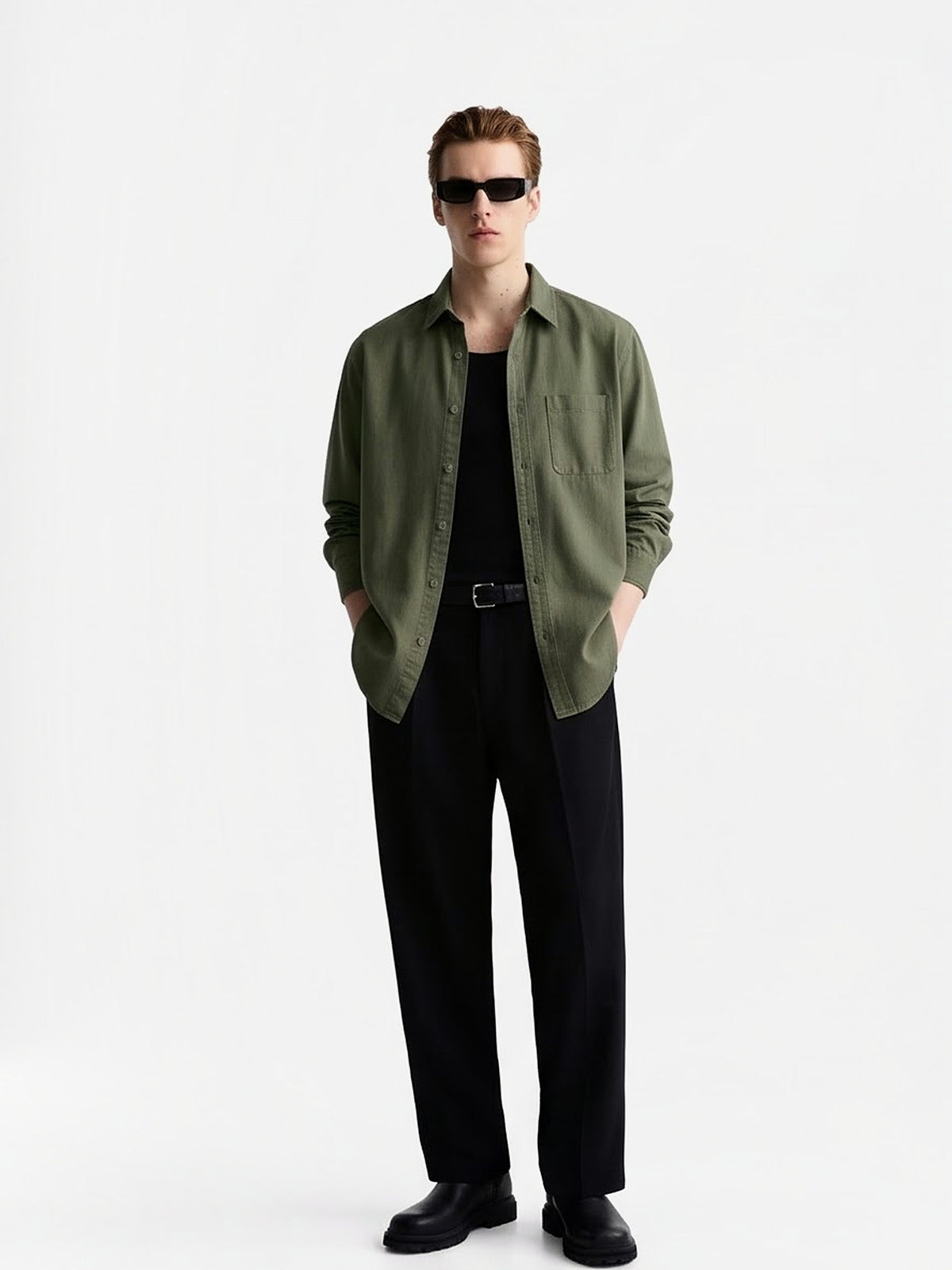 the-hampton-everyday-shirt-olive-1-front