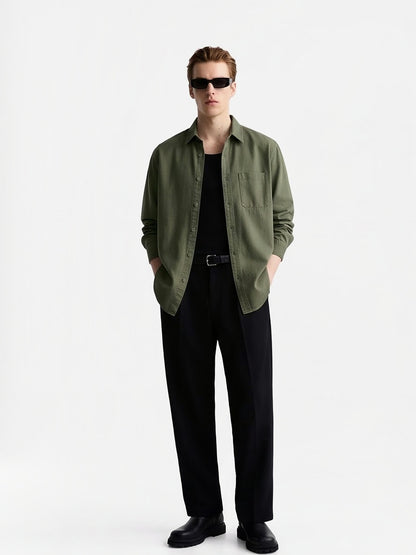 the-hampton-everyday-shirt-olive-1-front