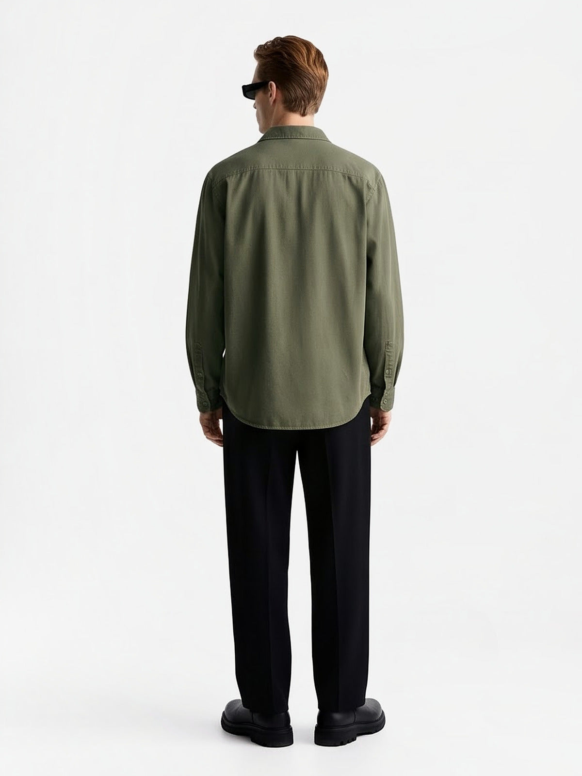 the-hampton-everyday-shirt-olive-4-back