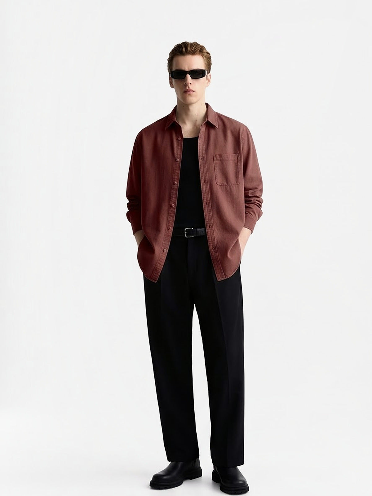 the-hampton-everyday-shirt-red-1-front