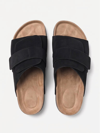 the-ibiza-cork-slides-black-1-front