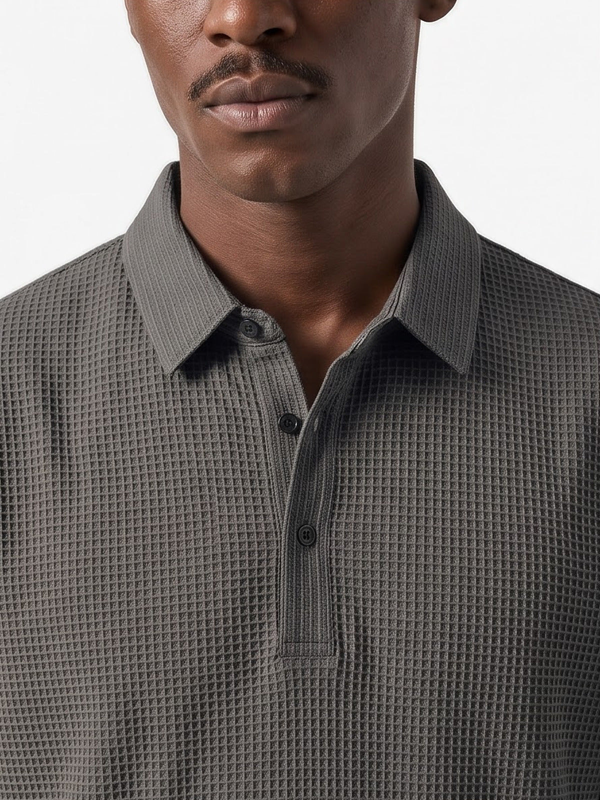 the-marbella-waffle-polo-grey-3-closeup
