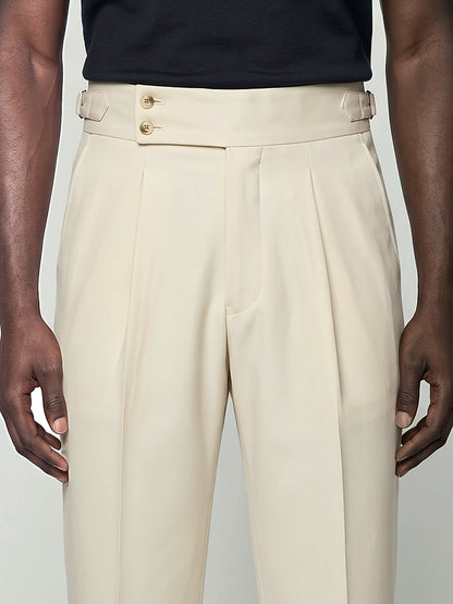 the-mayfair-pleated-trousers-beige-3-closeup