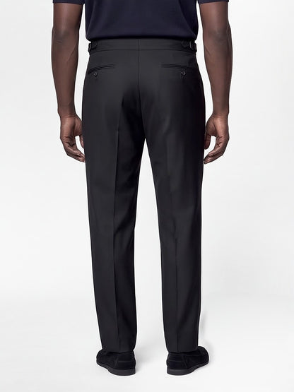 the-mayfair-pleated-trousers-black-4-back