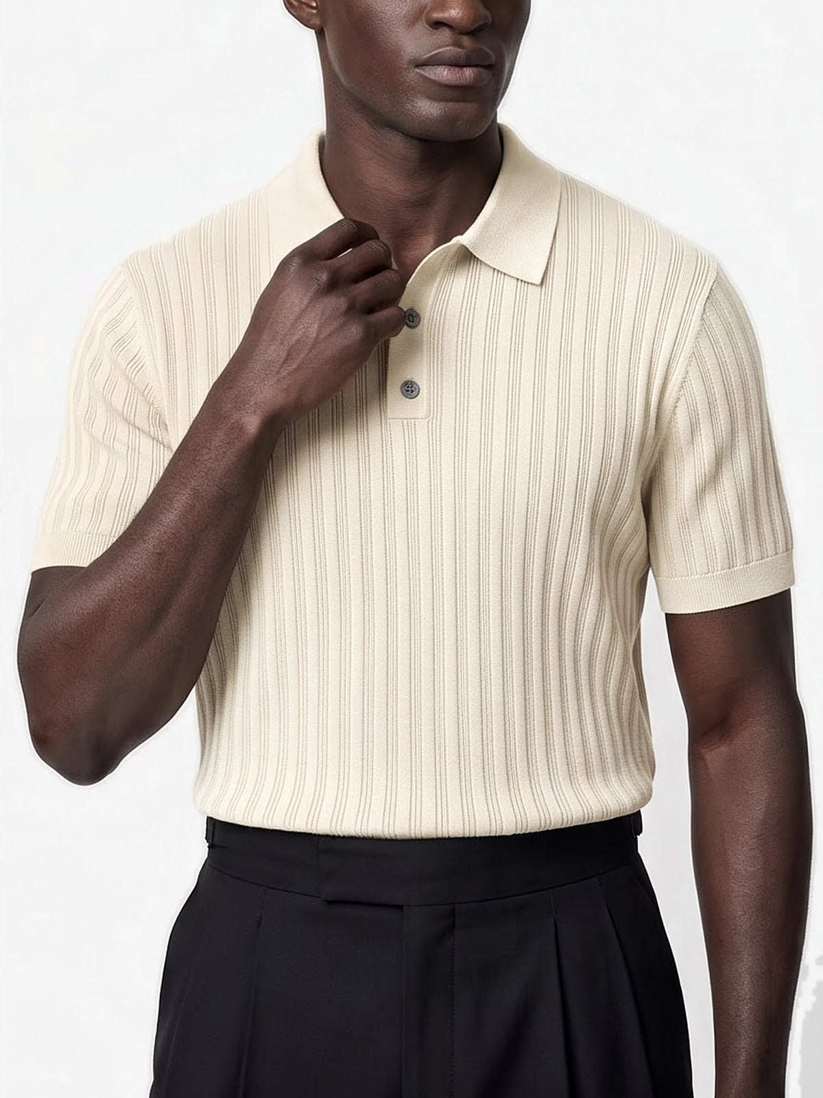 the-ravello-knit-polo-cream-3-closeup