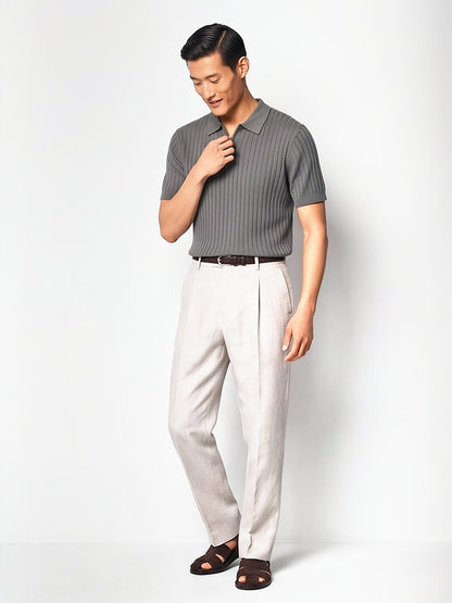 the-riviera-zip-knit-polo-grey-2-side