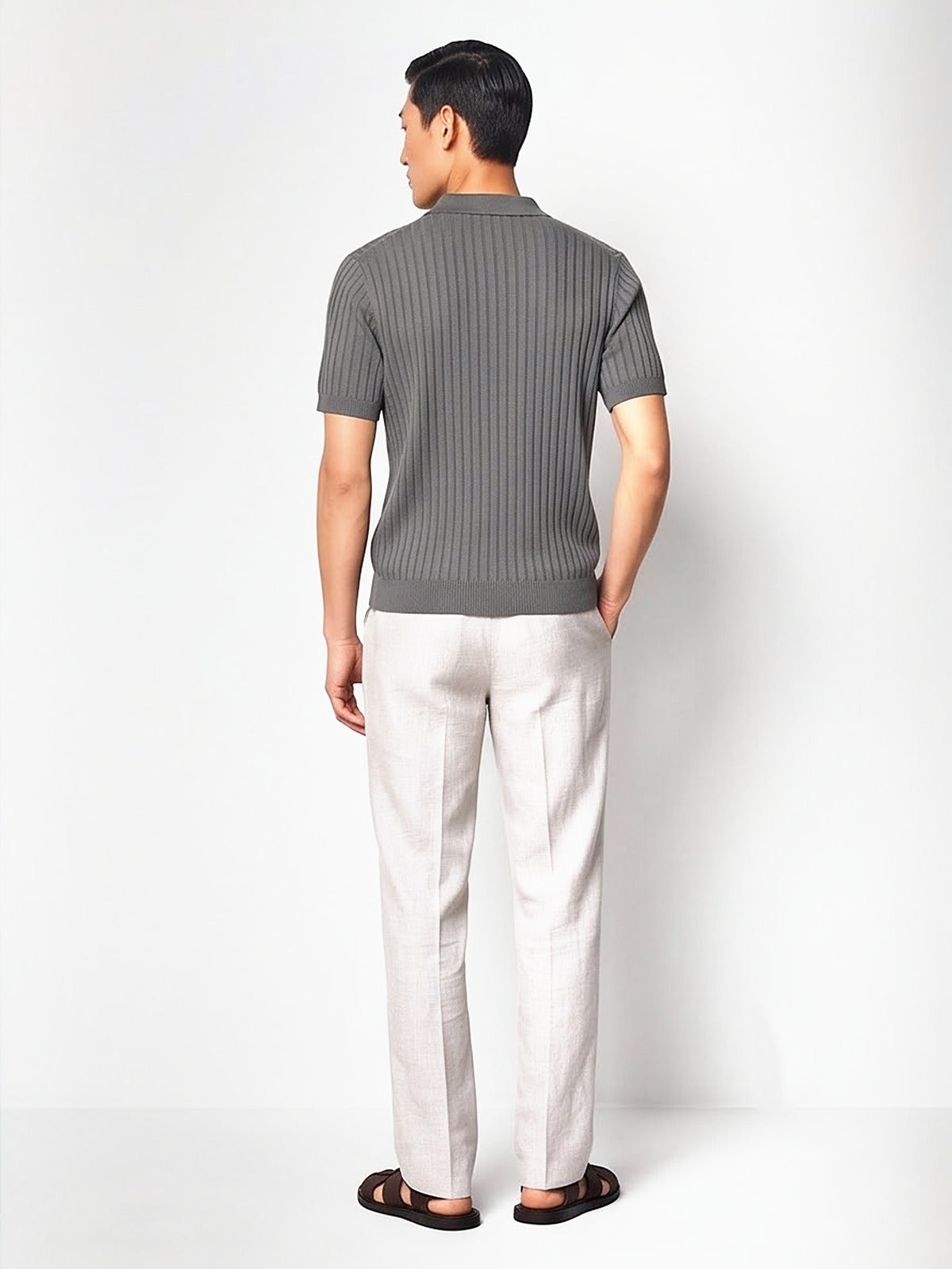 the-riviera-zip-knit-polo-grey-4-back