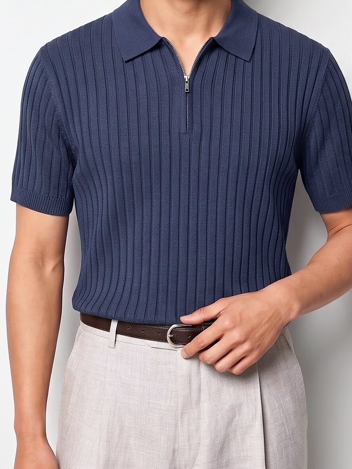 the-riviera-zip-knit-polo-navy-3-closeup