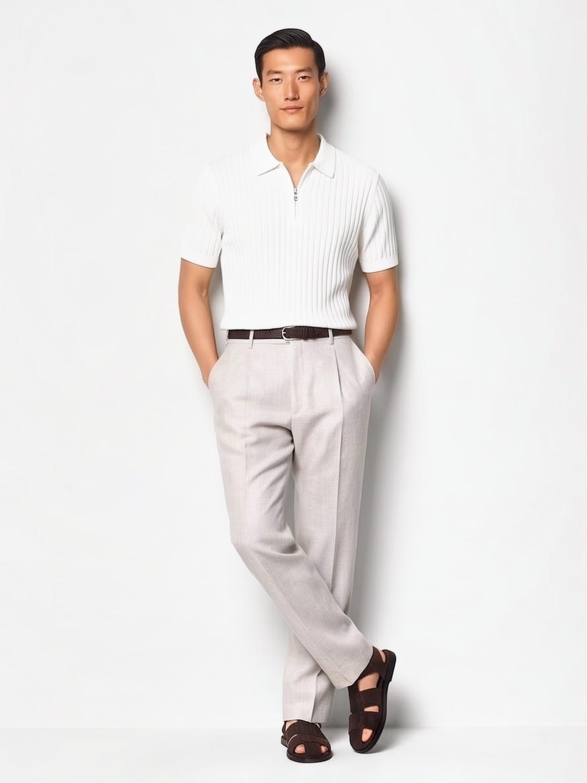 the-riviera-zip-knit-polo-white-1-front