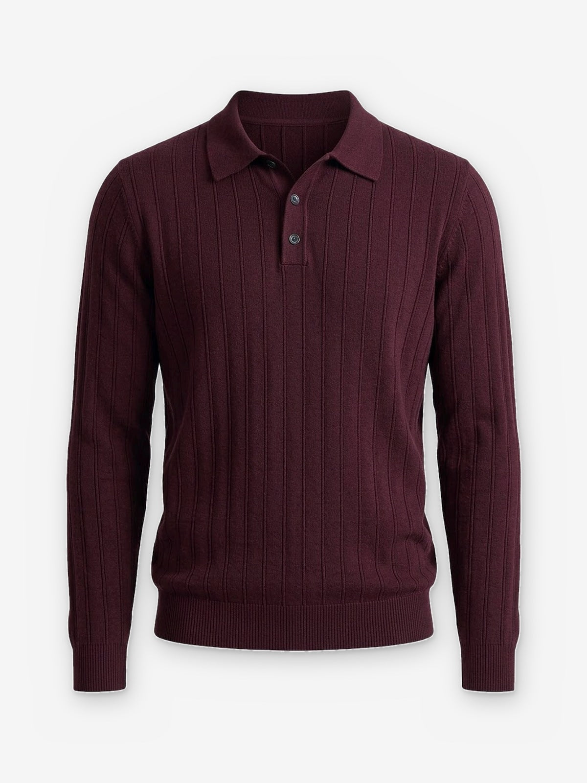 The Savoy Long-Sleeve Knit Polo