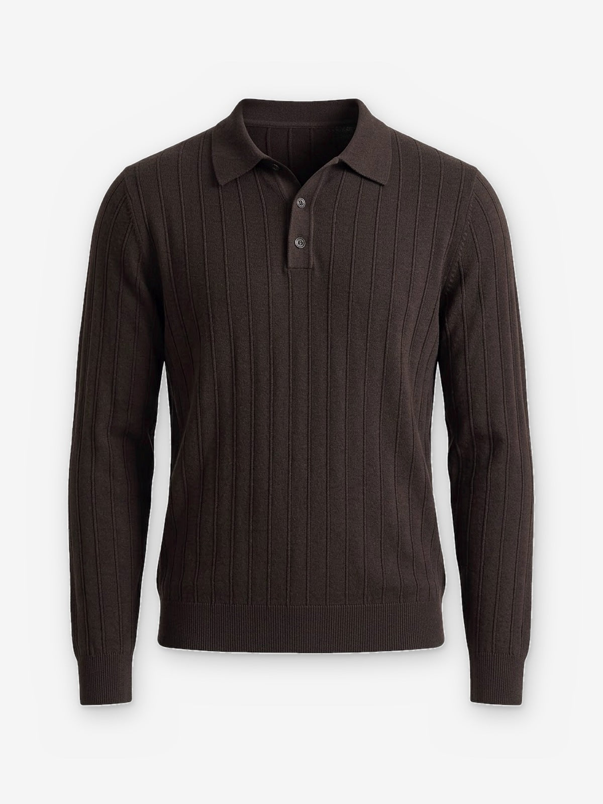 The Savoy Long-Sleeve Knit Polo