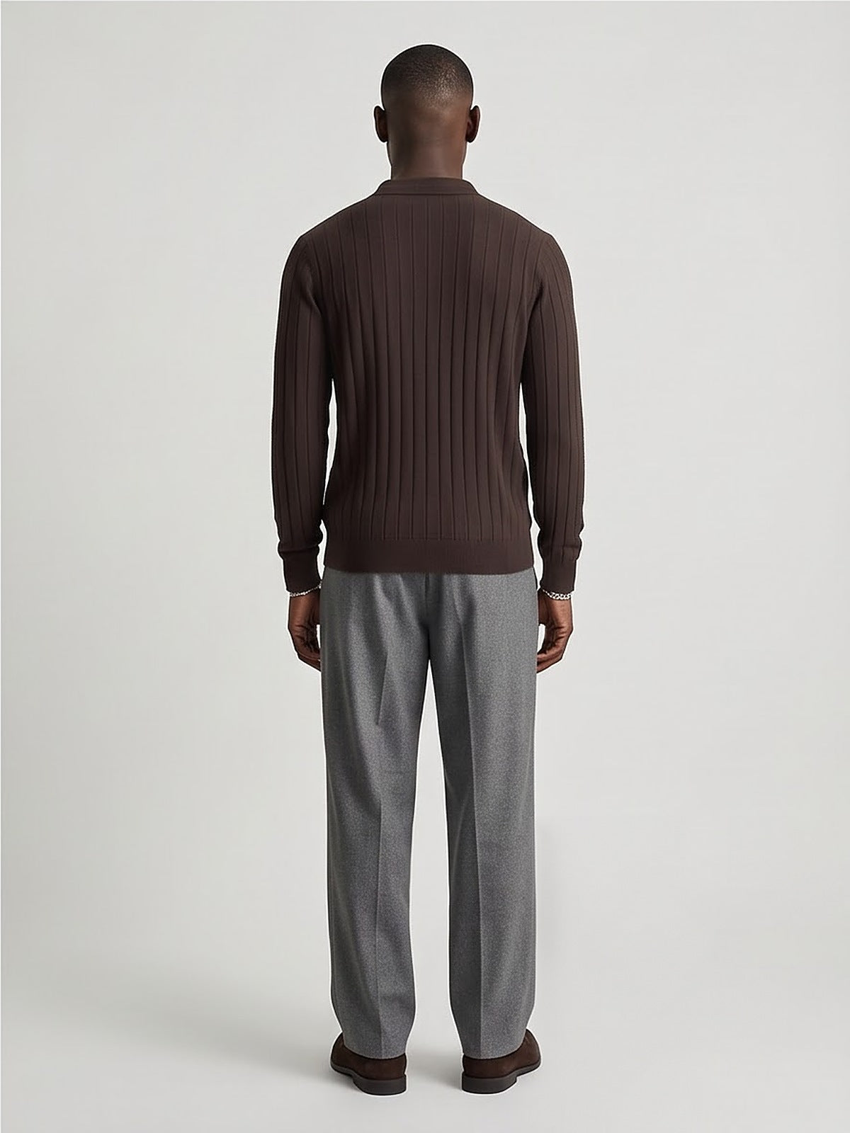 The Savoy Long-Sleeve Knit Polo