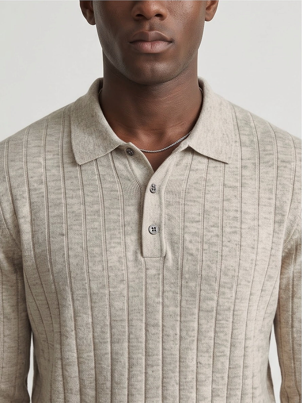 The Savoy Long-Sleeve Knit Polo