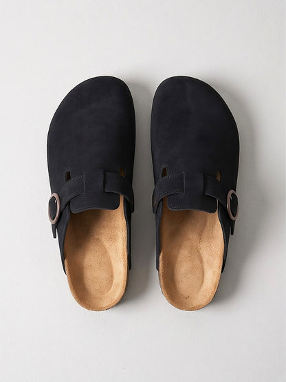 zurich-suede-clog-black-1-front